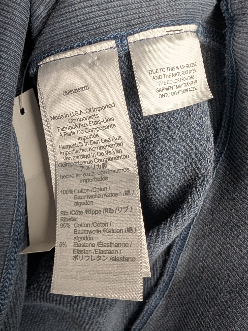 Madewell x Benjamin Talley Smith The Armory Classic Sweatshirt Blue Medium - Picture 4 of 8